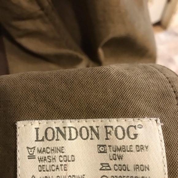 London Fog Trench Coat - Size 12 Reg. - Picture 7 of 9